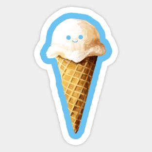 Yummy ice cream Sticker